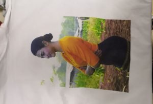 Campioni di stampa magliette per client Burma dalla stampante WER-EP6090T