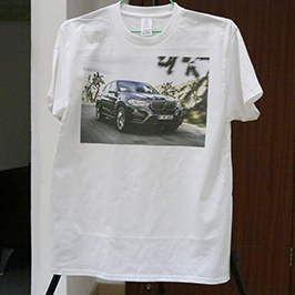 Campione di stampa t-shirt bianca con stampante t-shirt A3 WER-E2000T 2