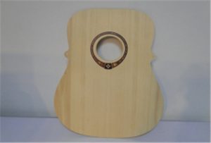 Campione di chitarra di legno dalla stampante uv formato A2 WER-DD4290UV
